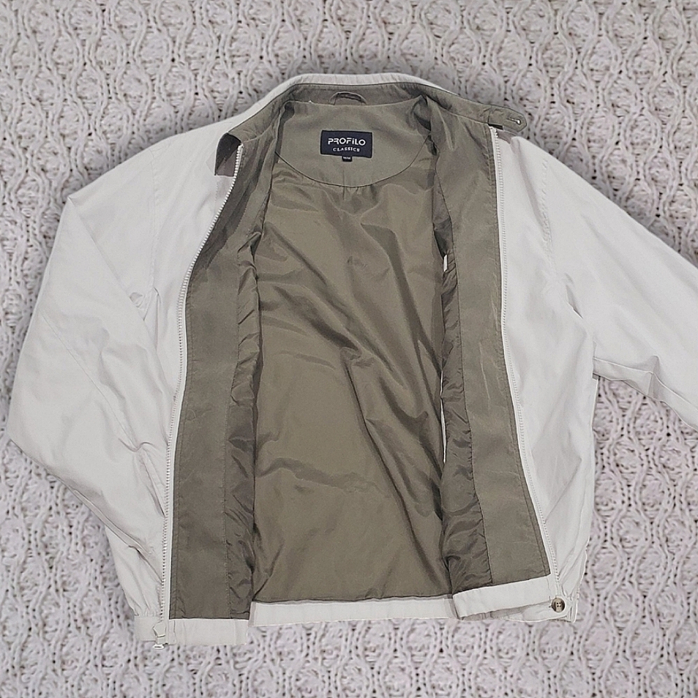 Vintage 1980s Profilo Classics Suede like Jacket with interior utility pockets